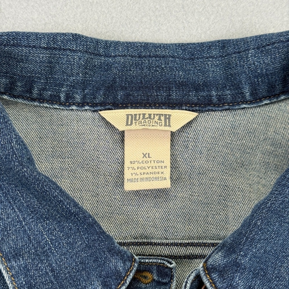 Duluth Trading Co Indigo Blue Denim Jacket - Picture 5 of 12
